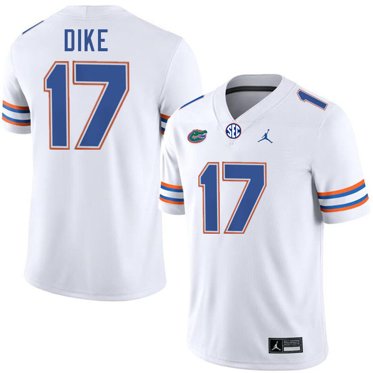 Chimere Dike Florida Jersey,Florida Gators #17 Chimere Dike Jersey Youth Uniforms-White